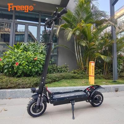 China 2021 Unisex elektrische step 48v battery 2400w fast motor 50 kilometer big suspension big off road e scooter for sale