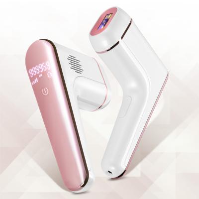 China Dropshipping Handheld 3 Pore In 1 Portable Home Use 999999 Instant Painless Permanent Ice Cool Laser IPL Hair Removal Device for sale