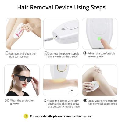 China Dropshipping Mini Home Use Upgraded Multi-Function Pore Remover Fixed IPL Hand Hair Removal for sale