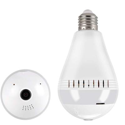 China Siren Smart Home Failsafe Bombilla Meibul Built In Camera Panoramic Spy Bulb Camera Video for sale