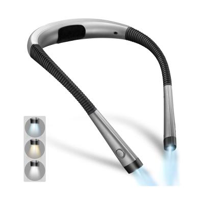 China 6 Levels Durable Rechargeable Light Shine Reading Neck Bed LED Bendable Bicycle Light en venta