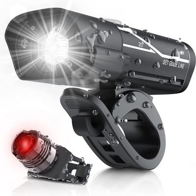 중국 Rechargeable Bike Bicycle Headlight / Tail Light Super Bright 600 Lumens 5 Modes Bike Headlight 판매용