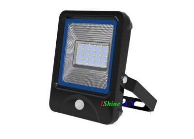 China SAA TUV Certificate LED PIR Floodlights 30W with black housing and unique blue ring for sale