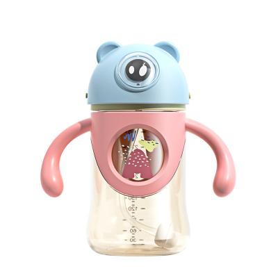 China Fashionable New Design BPA Free Babies Milk Bottle Food Grade BPA Free Silicone Nipple Infant Feeding Bottles for sale