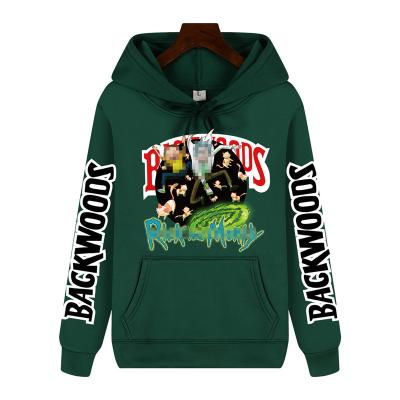 China Good Quality Sustainable Backwoods Luxury Cartoon Clothes Polyester Cotton Color Mens Pullover Hoodies for sale