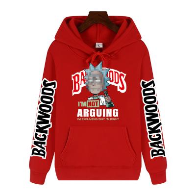 China China Viable Wholesale Fashionable Pullover Cookie Backwoods Men Hip Hop Hip Hop Hoodies Custom Printed for sale