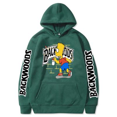 China American Viable Luxury Simple Trendy Boys Biscuit Backwoods Pullover Hip Hop Winter Oversized Hoodies Men for sale