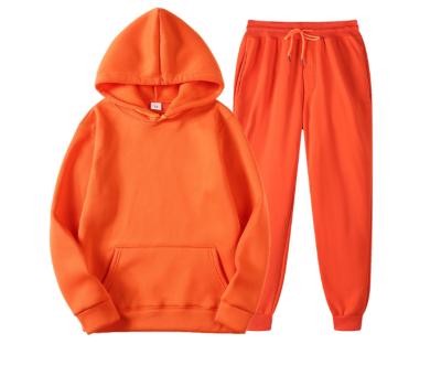 China Breathable Winter 2 Pieces Sets Mens Casual Gym Sports Sweatshirt Hoodies for sale