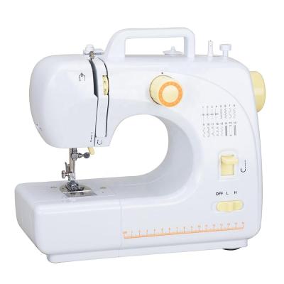 China Two thread lockstitch sewing machine with led light double needle fabric buttomhole VOF HFSM 508 sewing machine for sale