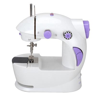 China Two Thread Lockstitch Sewing Machine With Foot VOF FHSM 201 Household Mini Overlock Walking Leather Sewing Machine For Kids for sale