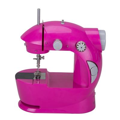 China Two Thread Lockstitch Sewing Machine With Foot Pedal VOF FHSM 201 Mini Portable Hand Household Sewing Machine Motor Toys For Children for sale