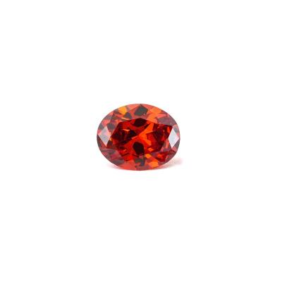 China Factory Price Fire 5a CZ Oval Zircon Gemstone Stone Oval Zircon Stones Color Set Or Loose Zirconia for sale