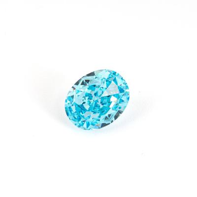 China Game or Fire Grade 5A Color Oval CZ Zircon Stone Ice Cut Cubic Zirconia Loose Zircon Stones for sale