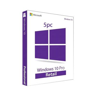 중국 Hot Sale Retail Windows 10 Pro 5pc Digital Key Email 6 Months Guaranteed Wholesale Price Windows 10 Professional For 5pc Win 10 Pro 판매용