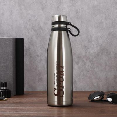 China Stainless Steel Vacuum Stocked Insulated Shape Double Walled Thermos Water Bottles Cola Water Bottle Leak Proof Reusable Sports Flask for sale