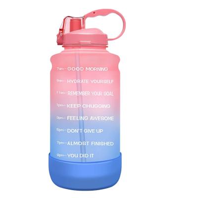 China Stocked 32oz Sports Water Bottle with Motivational Time Marker for Drinking Reusable BPA Free Bottle with Filter for Gym and Outdoor for sale