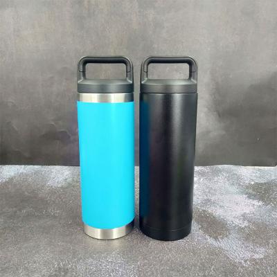 China Wholesale Customized Stocked Stainless Steel Vacuum Flask Water Bottle Insulated 18oz Sports Bottle for sale