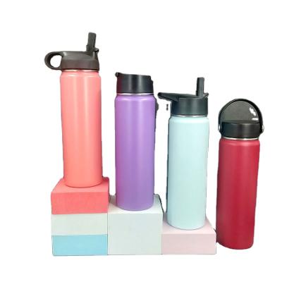 China Stocked 18 Ounce Water Bottle Vacuum Insulated Stainless Steel Sports Water Bottle With Breath Marine for sale