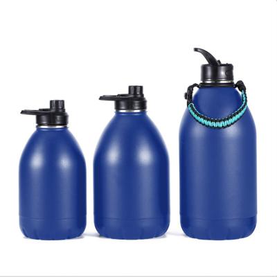 China New Arrival Stocked 64oz 87oz 128oz Insulated Outdoor Stainless Steel Sports Water Bottles for sale