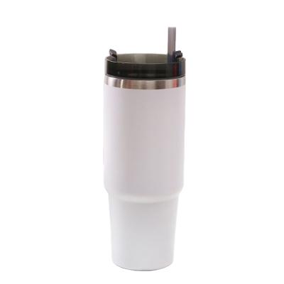 China Coffee. Tea. Beer. Hot Selling Water Stainless Steel 20oz/30oz Vacuum Insulated Travel Mug Tumbler With Straw for sale