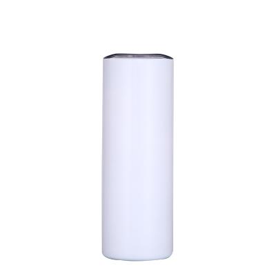 China 20oz Stocked Empty Sublimation DIY Water Beer Coffee Straight Absolutely Glow To Vacuum Insulated Tumbler With Closed Lid Straw for sale