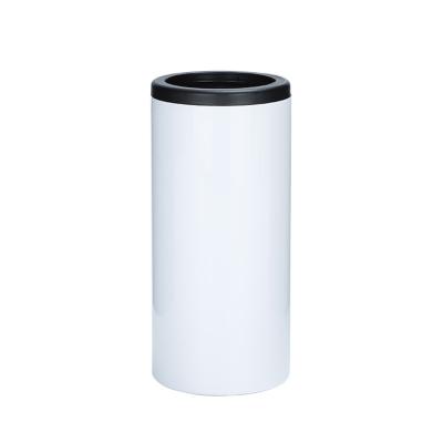 China CLASSIC 12 oz Sublimation Blanks Stainless Steel Blank Beer Can Cooler for Sublimation Blank Transfer for sale