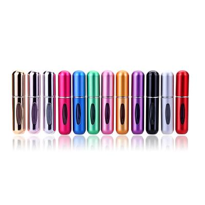 China Mini Perfume 5ml Personal Care Empty Portable Travel Atomizer Refill Refillable Perfume Spray Bottles Cosmetic Aluminum Atomizer Container for sale