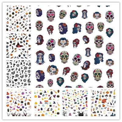 China Halloween Skeleton Nail Charm Sailor Moon Charms Part Nail Stickers Designs Witch Props Halloween Nail Decals Nail Art Charms High Quality for sale