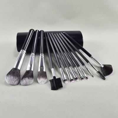 China Angular Blush Makeup Brush 12Pcs Professional Synthetic Cruelty Free Bristle for sale