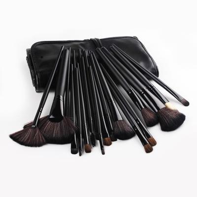 China Angular Blush Professional Beauty Salon Makeup Brush Accessories Animal Hair 24pcs Makeup Tool Kit for sale