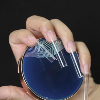 China French Seamless Straight Square Nail Tips Transparent xxxl C Extra Long Curved Box Plastic Nail Tips for sale