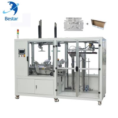 China Full Automatic Food Cardboard Box Packing Cardboard Box Folding Square Packaging Machine for sale