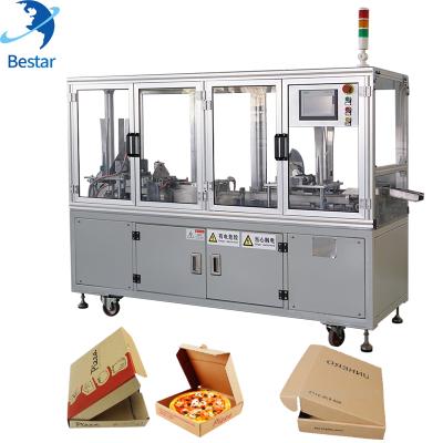 China Food Paperbox Carton Erect Folding Forming Machine for sale