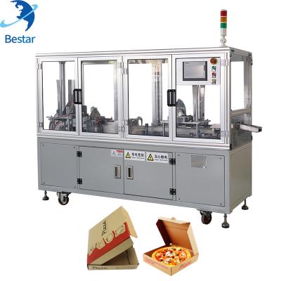 China Rigid Food Box Corner Forming Carton Erecting Machine For Box Forming for sale