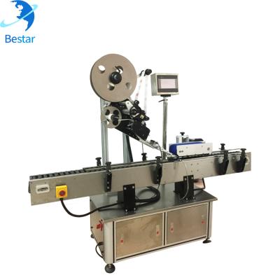 China Automatic liquid injection small batteries vial tube ampoule food sticker adhesive labeling machine for sale