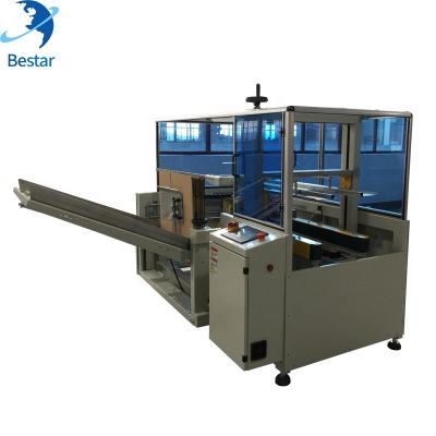 China Fully Automatic Food Carton Erector Carton Erecting Machine Into Other Packaging Machine for sale