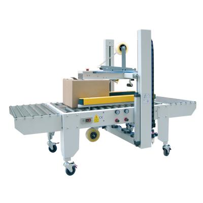 China Automatic Folded Packing Food Adhesive Tape Carton Box Seal Folding Liner Machine for sale