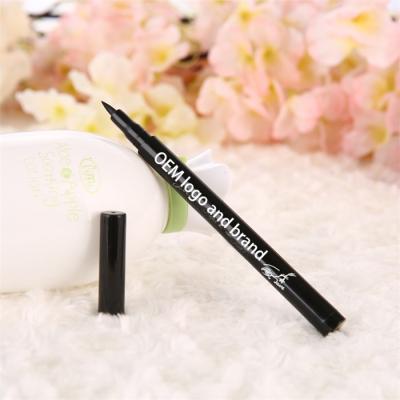 China Waterproof makeup gel eyeliner as same as eyeliner pen noir colo etiqueta privada radhesive eyeliner for sale