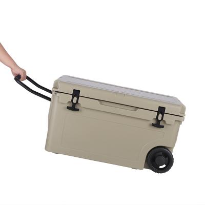 China Factory direct sale waterproof rolling cooler box for outdoor camping cooler box cooler Te koop