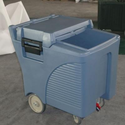 중국 Wedding Cart 2021 Caterers New Arrival Portable Mobile Ice Storage Restaurant Insulated Cart 판매용