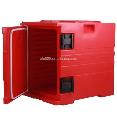 China Eco-friendly Food Warmer Box Commercial Food Roto Hot Boxes For Restaurant Insulated Food Cart à venda