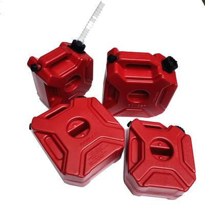 China Customized Plastic Different Volume Spare Wheel Fuel Tank Jerry Can For ATV Jimny Rugged With Lid for sale