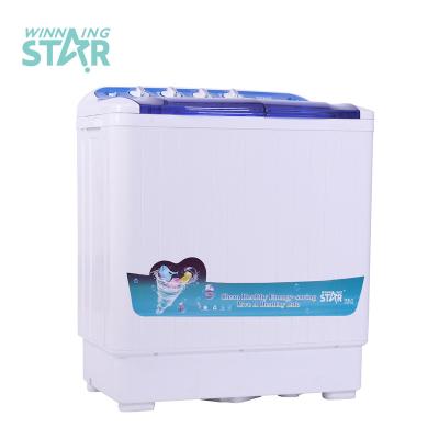 China WST-XPB70-2000S Commercial Semi-automatic Tub Washing Machine Twin Home Using 5KG for sale