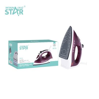 China ST-018 Household STAR GAIN High Quality Electric Steam Iron With Ladies Aluminum Ceramic Glazes 1Year Warranty for sale