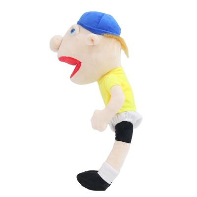 China 2022 HOT Human Soft Stuffed Toy Hand Puppet Children Family Plush Toy Hand Puppet Children Family Plush Toy Black Education Hand Puppet Jeffy Puppet for sale