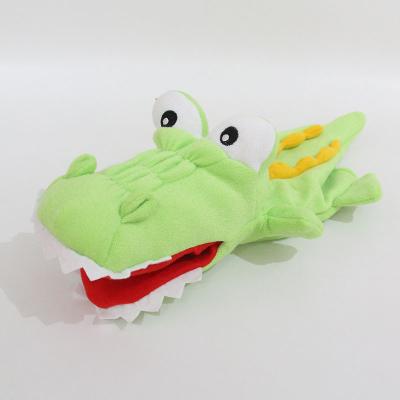 China Free Shipping Newest Hand Stuffed Plush 2023 Crocodile Puppet Plush Doll Stuffed Toys Plush Toy for sale