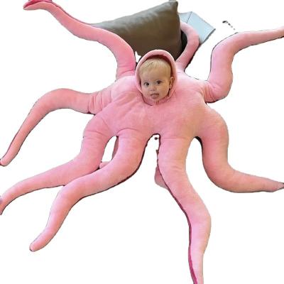 China Wholesale Stuffed Octopus Plush Toys with Hooded Cute Baby Plush for Christmas Party for sale