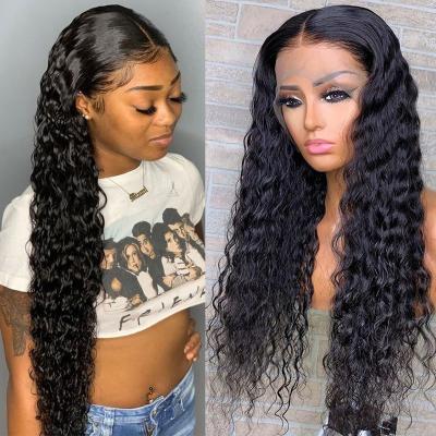 China dropshipping body wave real scalp glueless brazilian hair for color woman 26 inch full hd lace frontal wigs for sale