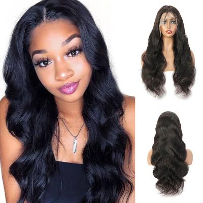 China Deep Wave 13x4 Body Wave Brazilian Hair Full Highlight 1B Lace Front Wigs 40 Inches Honey Color Straight Brown Lead for sale