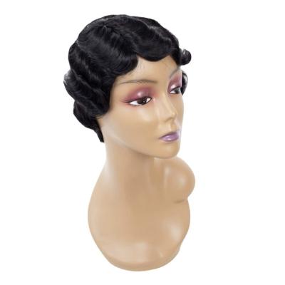 China Short Straight Body Wave Lead Pixie Cut For Colored Women 5x5 13x6 Closure 13x6 Hd Blonde 613 100% Full HD Lace Front Hair Wigs for sale